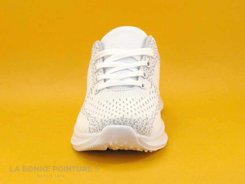 Run Away NINA Blanc - Basket Femme Maille Blanche 4 Run Away NINA Blanc - Basket Femme Maille Blanche – Image 2