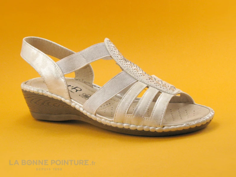 Sweet'R Madriata Blanc Argent - Perles - Sandale Femme 3 Sweet'R Madriata Blanc Argent - Perles - Sandale Femme