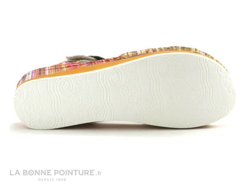 Laura Vita BRCUELO 242 Jaune Multicolore - Mule Femme 9 Laura Vita BRCUELO 242 Jaune Multicolore - Mule Femme – Image 7