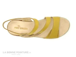 Pedi Green LARIUS Jaune - Sandale Femme Avec Brides Velcro -Marco Tozzi Shop cd24607c73b9e66c561f35ea11d5d5ef img 0245.jpg 160349