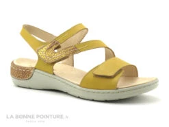 Pedi Green LARIUS Jaune - Sandale Femme Avec Brides Velcro -Marco Tozzi Shop cd24607c73b9e66c561f35ea11d5d5ef img 0246.jpg 160350