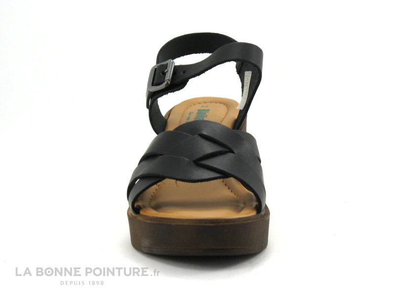 BioNatura 99A2268-I-GOINER - Oil Nero - Sandale Cuir Noir Talon Large 4 BioNatura 99A2268-I-GOINER - Oil Nero - Sandale Cuir Noir Talon Large – Image 2