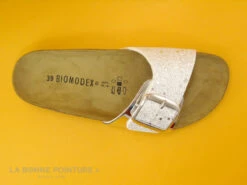 Biomodex 1854 Argent - Paillettes - Mule Plate - Bride Large -Marco Tozzi Shop cd24607c73b9e66c561f35ea11d5d5ef img 0376.jpg 160485