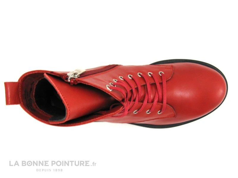 Andrea Conti 0020046-583 - Chili - Bottine En Cuir Rouge 8 Andrea Conti 0020046-583 - Chili - Bottine En Cuir Rouge – Image 6