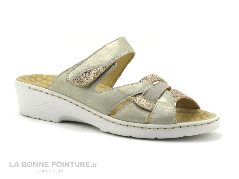 Pedi Girl CHAHID Platine - Mule Confort Femme 3 Pedi Girl CHAHID Platine - Mule Confort Femme