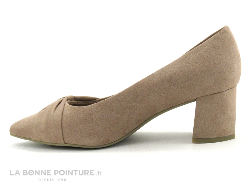 Marco Tozzi 2-22400-29 Nude - Escarpin Rose - Talon Incurve 5 Marco Tozzi 2-22400-29 Nude - Escarpin Rose - Talon Incurve – Image 3