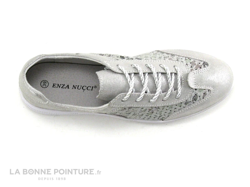 Enza Nucci XX4010 Argent - Chaussure Basse Femme 8 Enza Nucci XX4010 Argent - Chaussure Basse Femme – Image 6