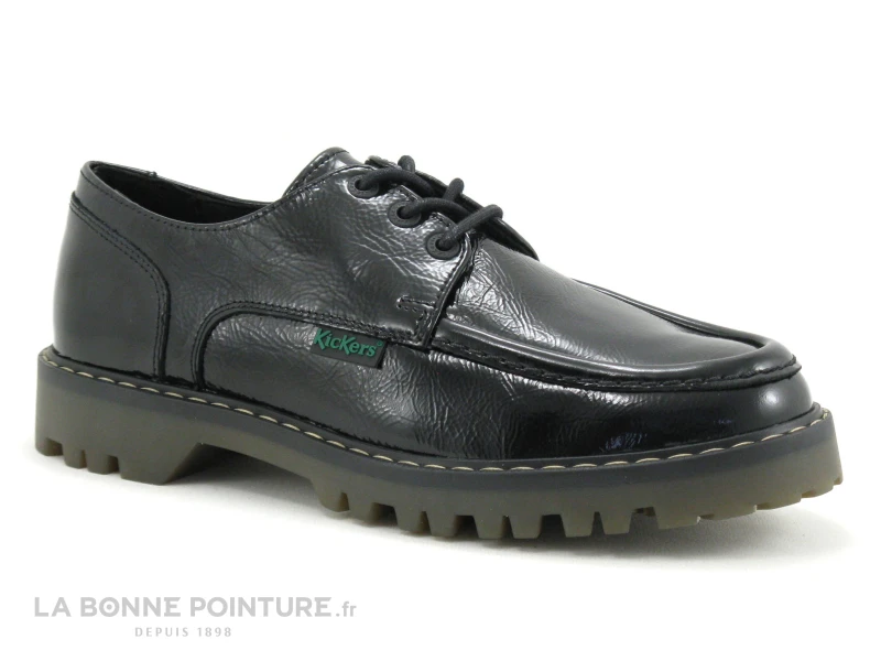 Kickers KICK DECKLOW Noir Vernis - 911270 - Chaussure Basse Femme 3 Kickers KICK DECKLOW Noir Vernis - 911270 - Chaussure Basse Femme