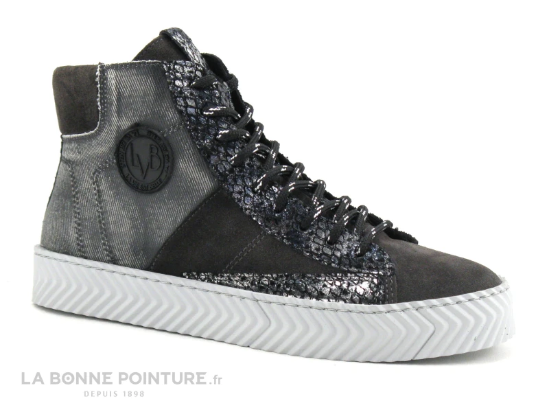 La Vie Est Belle FUSAIN - Gris Souris - Basket Montante Femme 3 La Vie Est Belle FUSAIN - Gris Souris - Basket Montante Femme