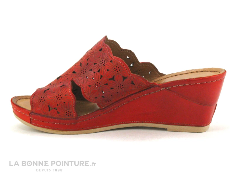 Karyoka FLY Rouge - Mule Talon Compense 5 Karyoka FLY Rouge - Mule Talon Compense – Image 3