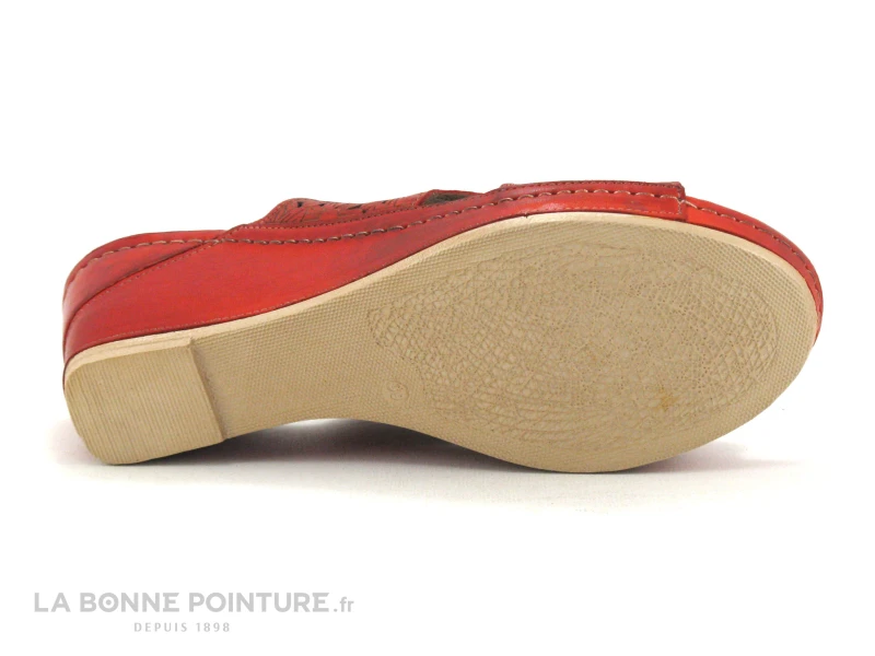 Karyoka FLY Rouge - Mule Talon Compense 9 Karyoka FLY Rouge - Mule Talon Compense – Image 7