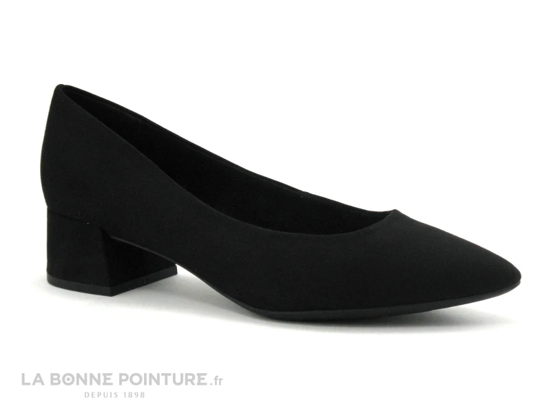 Marco Tozzi 2-22-300-24 Black - Escarpin Noir Petit Talon 3 Marco Tozzi 2-22-300-24 Black - Escarpin Noir Petit Talon