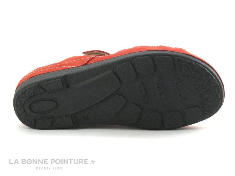 Pedi Girl CLOW Rouge - Mule Confort Femme 9 Pedi Girl CLOW Rouge - Mule Confort Femme – Image 7