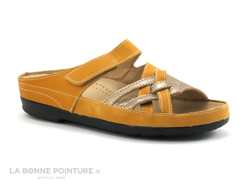 Pedi Girl CLOW Jaune - Fumo - Mule Reglable Femme 3 Pedi Girl CLOW Jaune - Fumo - Mule Reglable Femme