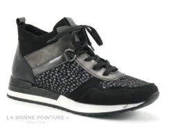 Remonte R2543-42 - Noir - Gris Metal - Pois - Chaussure Montante Femme -Marco Tozzi Shop cd24607c73b9e66c561f35ea11d5d5ef img 1470.jpg 173425