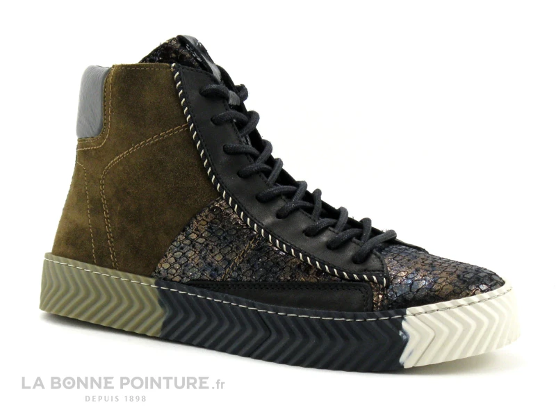 La Vie Est Belle - FUSAIN - Bronze Marron Noir - Basket Montante 7 La Vie Est Belle - FUSAIN - Bronze Marron Noir - Basket Montante – Image 5