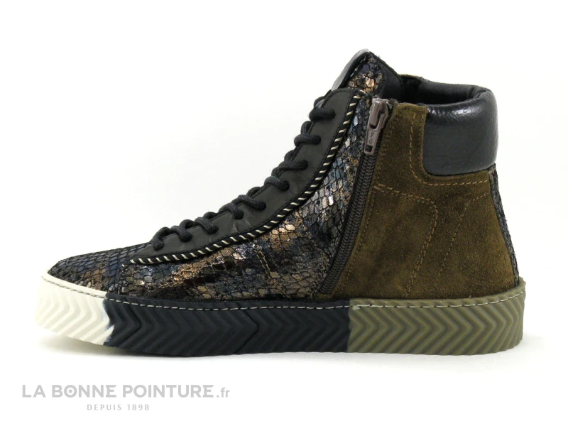 La Vie Est Belle - FUSAIN - Bronze Marron Noir - Basket Montante 5 La Vie Est Belle - FUSAIN - Bronze Marron Noir - Basket Montante – Image 3