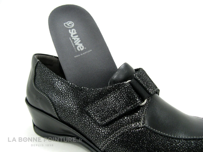 Suave ALPES 5016T Black Multi - Chaussure Compensee Avec Scratch 7 Suave ALPES 5016T Black Multi - Chaussure Compensee Avec Scratch – Image 5