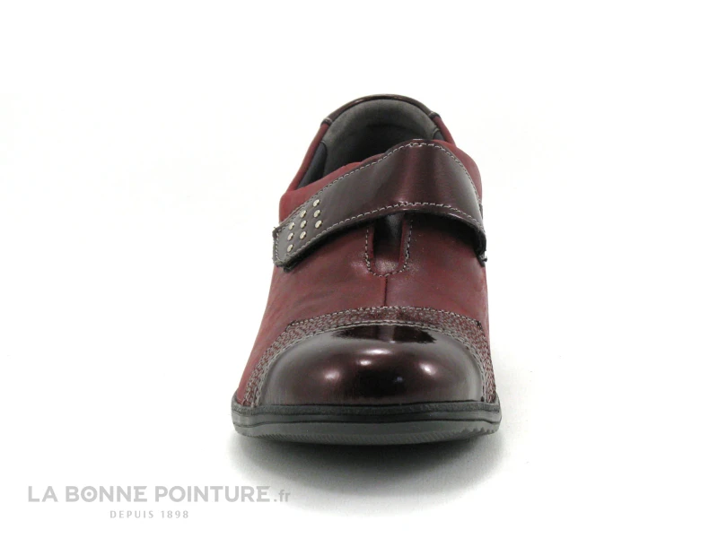 Suave Dallas 7510 TS Velcro - Maroon Multi - Chaussure Bordeaux Femme 4 Suave Dallas 7510 TS Velcro - Maroon Multi - Chaussure Bordeaux Femme – Image 2