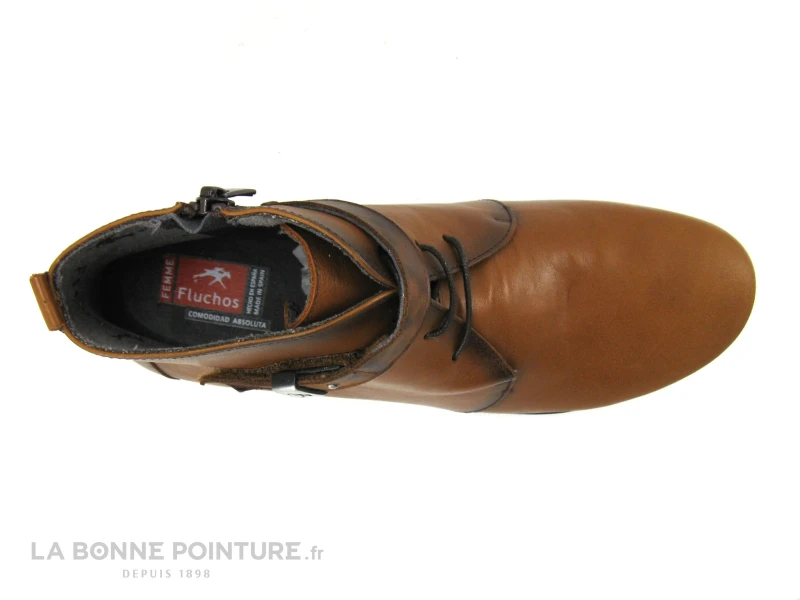 Fluchos NOA 9976 Sugar Nobuck Cuero - Boots Femme - Bride Devant 8 Fluchos NOA 9976 Sugar Nobuck Cuero - Boots Femme - Bride Devant – Image 6