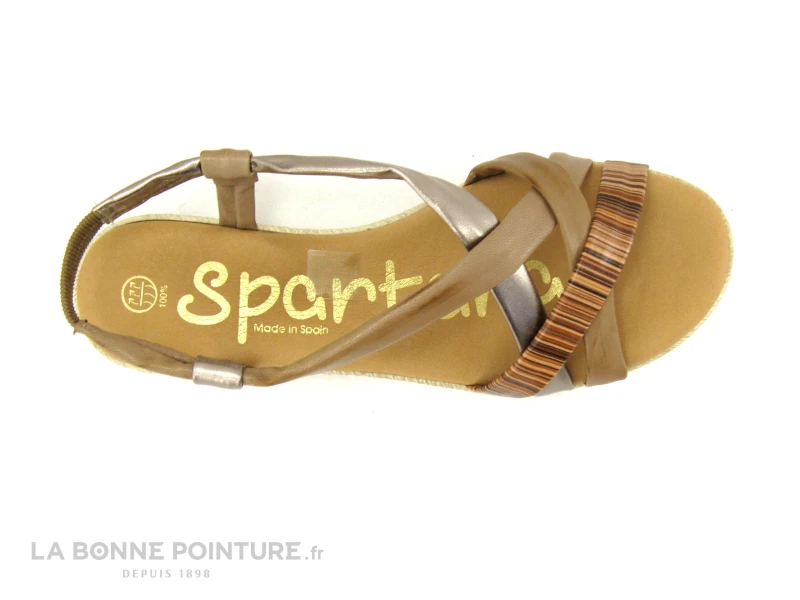 Spartanas SPEDRA Taupe Bronze - Sandale Femme 8 Spartanas SPEDRA Taupe Bronze - Sandale Femme – Image 6
