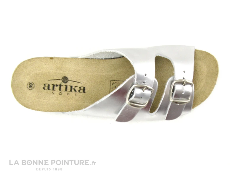 Artika Soft GADIN Rif Argent - Mule Confort Femme 8 Artika Soft GADIN Rif Argent - Mule Confort Femme – Image 6