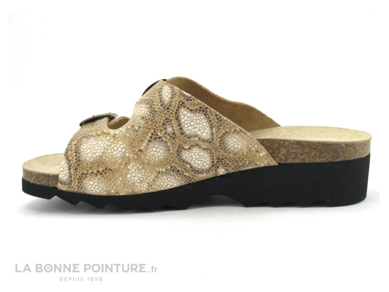 Artika Soft GADIN Crotalia - Mule Confort Beige Reptile 5 Artika Soft GADIN Crotalia - Mule Confort Beige Reptile – Image 3