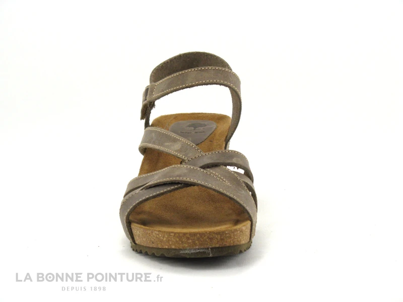 Inter Bios 5633 Pardo Marron - Sandale Talon Compense 4 Inter Bios 5633 Pardo Marron - Sandale Talon Compense – Image 2