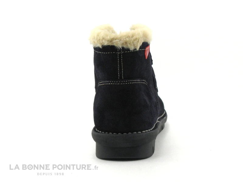 Alce Shoes 9388 Bleu Marine - Fourrure Beige - Chaussure Montante F 6 Alce Shoes 9388 Bleu Marine - Fourrure Beige - Chaussure Montante F – Image 4