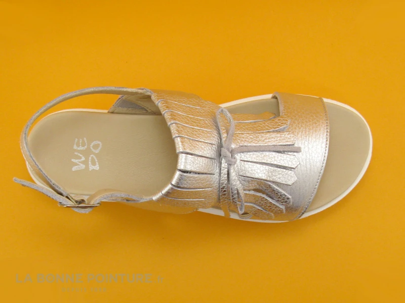 We Do 44562 Silver - Sandale Compensee Gris Metal 8 We Do 44562 Silver - Sandale Compensee Gris Metal – Image 6