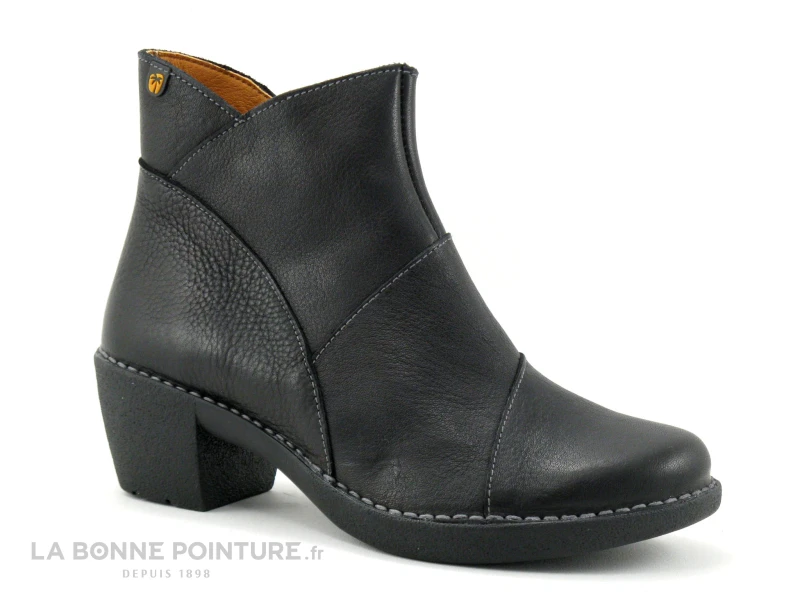 Jungla 7518 Noir - Bottine Femme Talon Epais 3 Jungla 7518 Noir - Bottine Femme Talon Epais