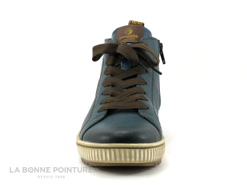 Remonte D0771-12 Bleu Petrole - Basket Montante Femme 4 Remonte D0771-12 Bleu Petrole - Basket Montante Femme – Image 2