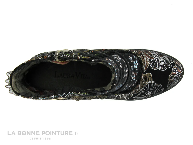 Laura Vita ALCBANEO 130F Cerise - Boots Femme Noire - Rouge Talon Haut 8 Laura Vita ALCBANEO 130F Cerise - Boots Femme Noire - Rouge Talon Haut – Image 6