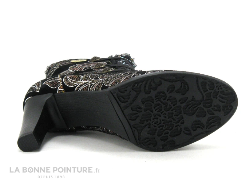 Laura Vita ALCBANEO 130F Cerise - Boots Femme Noire - Rouge Talon Haut 9 Laura Vita ALCBANEO 130F Cerise - Boots Femme Noire - Rouge Talon Haut – Image 7