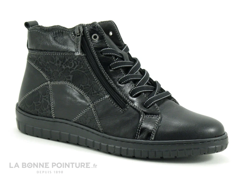 3 Points De Suspension KIARI 22395-009 - Noir - Chaussure Montante F 7 3 Points De Suspension KIARI 22395-009 - Noir - Chaussure Montante F – Image 5