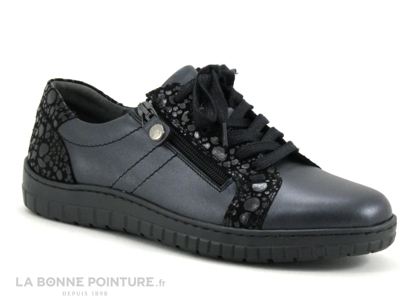 3 Points De Suspension KIABRAISI 19450-061 - Noir - Derby Femme 7 3 Points De Suspension KIABRAISI 19450-061 - Noir - Derby Femme – Image 5