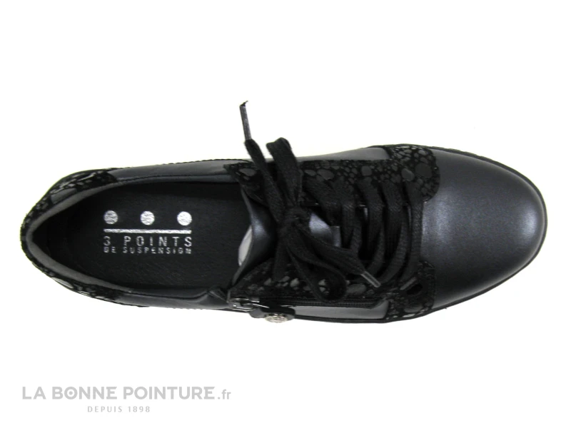 3 Points De Suspension KIABRAISI 19450-061 - Noir - Derby Femme 8 3 Points De Suspension KIABRAISI 19450-061 - Noir - Derby Femme – Image 6