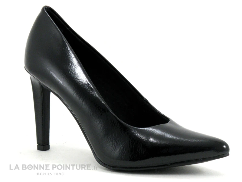 Marco Tozzi 2-22415-29 Black Patent - Escarpin Talon Aiguille Noir Verni 7 Marco Tozzi 2-22415-29 Black Patent - Escarpin Talon Aiguille Noir Verni – Image 5