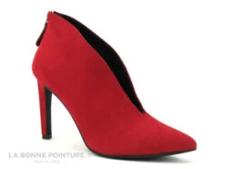 Marco Tozzi 2-25019-27 Red - Escarpin Rouge Talon Aiguille - Zip