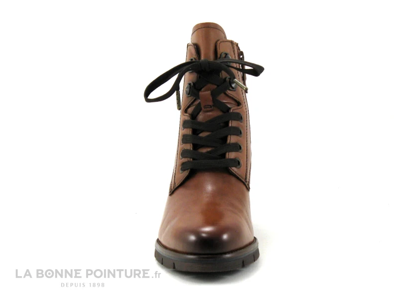 Tamaris 1-25103-27 Cognac Leather - Bottine Marron Talon Epais 4 Tamaris 1-25103-27 Cognac Leather - Bottine Marron Talon Epais – Image 2