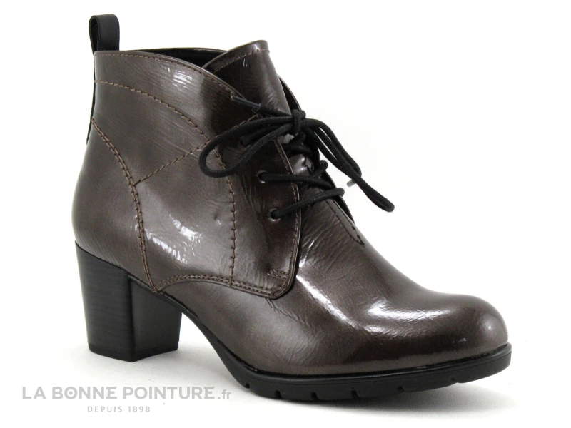 Marco Tozzi 2-25109-29 Pepper - Chaussure Montante Grise A Talon 7 Marco Tozzi 2-25109-29 Pepper - Chaussure Montante Grise A Talon – Image 5