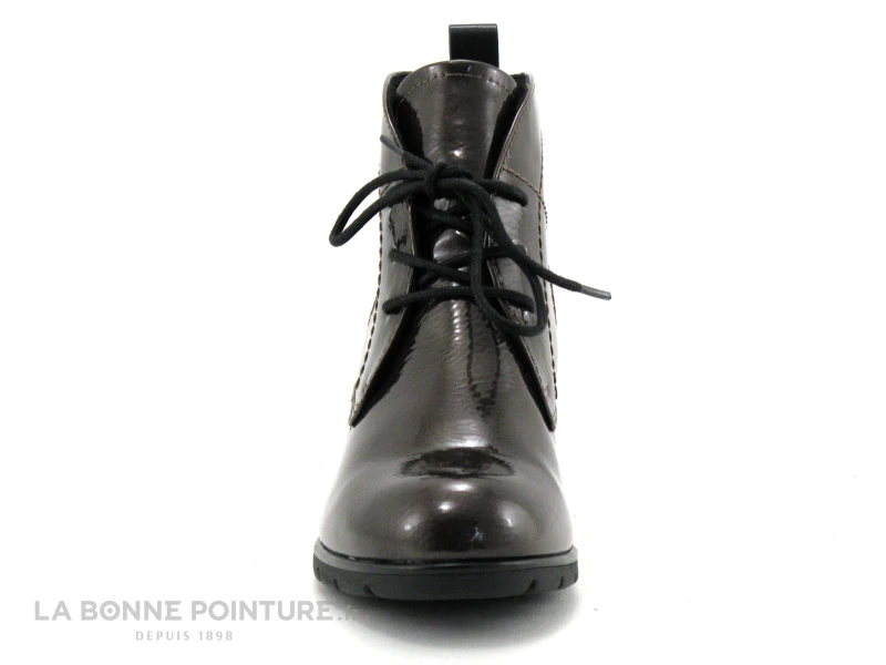 Marco Tozzi 2-25109-29 Pepper - Chaussure Montante Grise A Talon 4 Marco Tozzi 2-25109-29 Pepper - Chaussure Montante Grise A Talon – Image 2