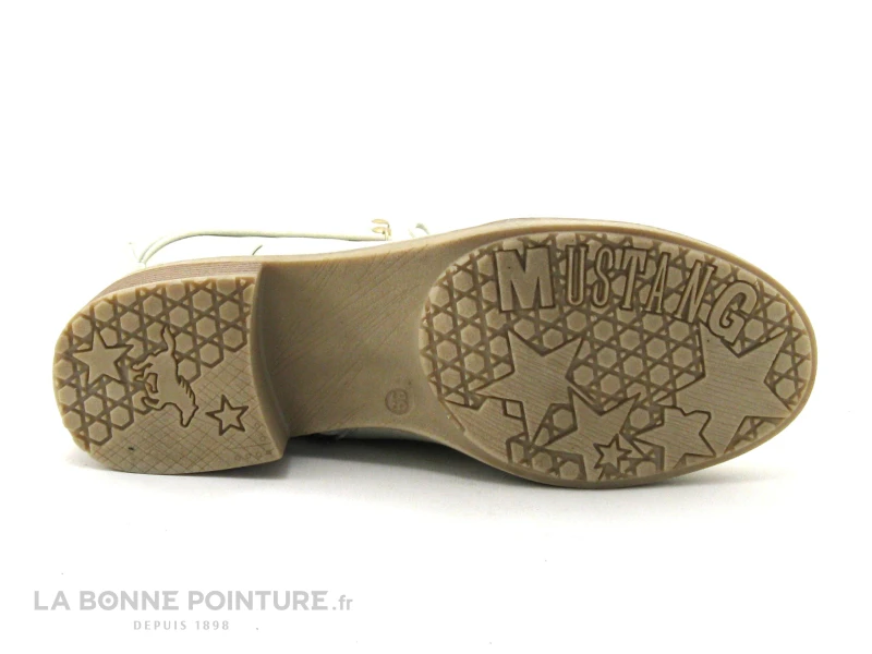 Mustang 1402 501 203 Glace - Bottine Blanche Femme 9 Mustang 1402 501 203 Glace - Bottine Blanche Femme – Image 7