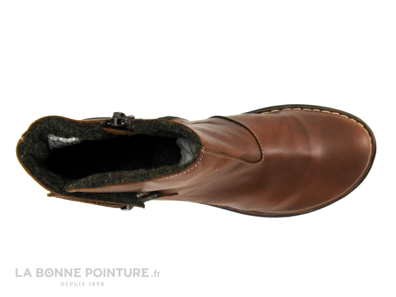 Morans GRINGE Marron - Boots Femme Cuir Marron - Doublure Chaude 8 Morans GRINGE Marron - Boots Femme Cuir Marron - Doublure Chaude – Image 6