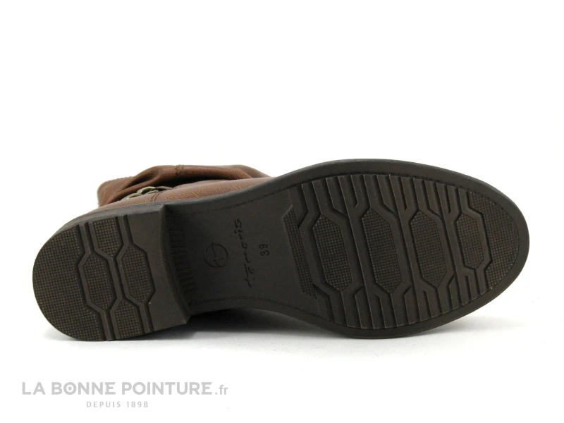 Tamaris 1-25328-27 Cognac - Bottine Avec Chainette Bronze 9 Tamaris 1-25328-27 Cognac - Bottine Avec Chainette Bronze – Image 7