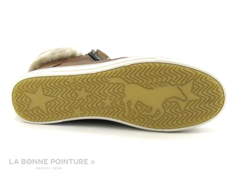 Mustang 1349 504 301 Marronnier - Basket Avec Col Fourrure Femme 9 Mustang 1349 504 301 Marronnier - Basket Avec Col Fourrure Femme – Image 7