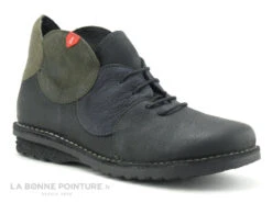 Alce Shoes 7760 - Chaussure Montante Noire - Cercles