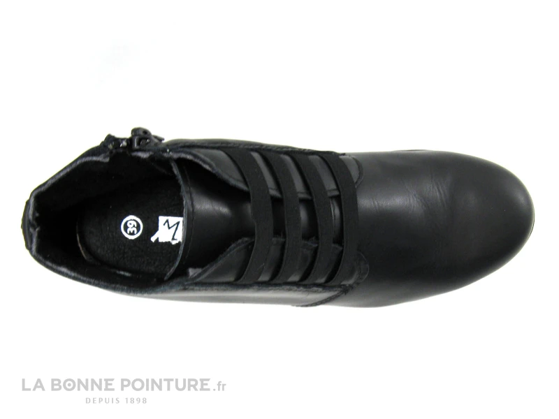 Morans BALAGNY Noir - Boots Femme Noire - Elastiques Et Zip 8 Morans BALAGNY Noir - Boots Femme Noire - Elastiques Et Zip – Image 6