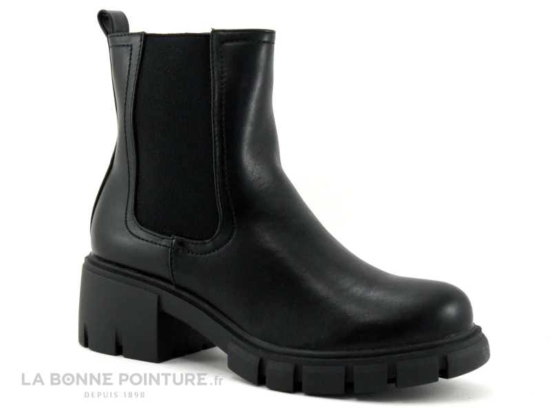 The Divine Factory MR4556 - Noir - Bottine Semelle Epaisse Femme 3 The Divine Factory MR4556 - Noir - Bottine Semelle Epaisse Femme