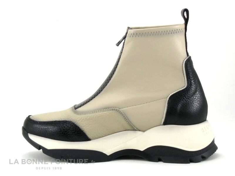 Hispanitas BOLERO HI211785 - Beige - Noir - Zip Dessus - Bottine Femme 5 Hispanitas BOLERO HI211785 - Beige - Noir - Zip Dessus - Bottine Femme – Image 3